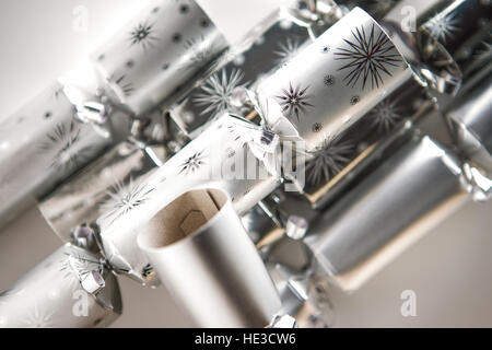 Stillleben-Bild der Christmas Cracker Stockfoto