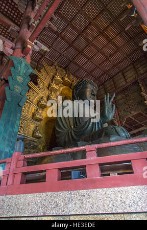 Detail aus der Todaiji-Tempel in Nara, Japan Stockfoto