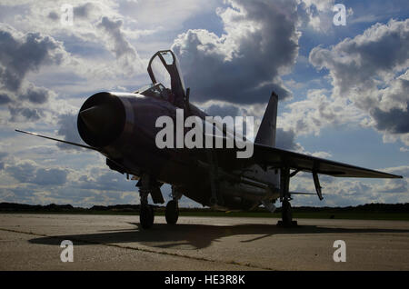 English Electric Lightning F6 XR726, Bruntingthorpe, Stockfoto