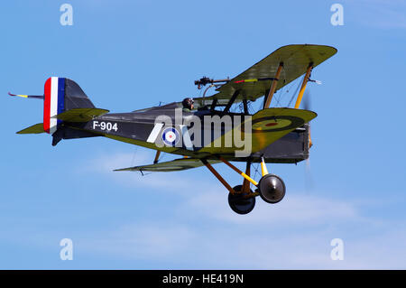 Royal Aircraft Factory SE5a F904, G-EBIA, auf dem Flugplatz Old Warden, Stockfoto