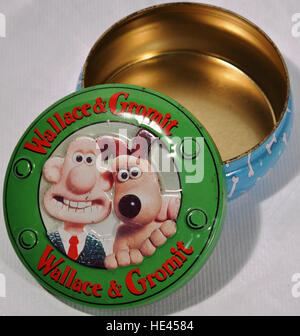 Wallace und Gromit Zinn Stockfoto