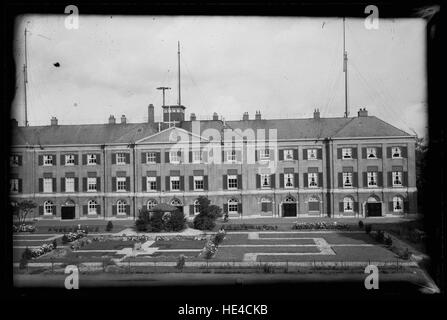 Gebotsgebäude in den Helder, historisches Bild aus dem frühen 20. Jahrhundert Stockfoto