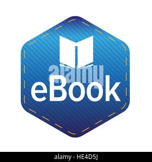 Vektor-eBook Symbol Zeichen Stock Vektor