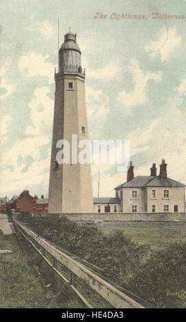 Withernsea Leuchtturm 1906 PO-1-159-17 Stockfoto