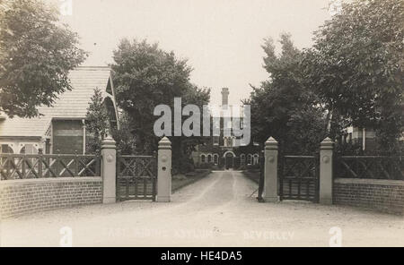 East Riding Asyl, Broadgate, in der Nähe von Walkington 1905 Stockfoto