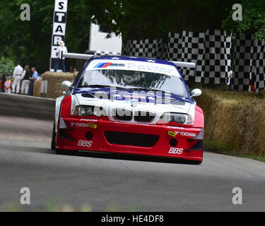 RIC-Holz, BMW M3 GTR, BMW Hundertjahrfeier, Goodwood Festival of Speed, 2016. Autos, Autos, Unterhaltung, Festival of Speed, FoS Stockfoto