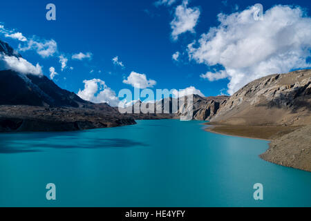 Landschaft einschließlich tilicho See, auf einer Höhe von 4.971 m über dem Meeresspiegel Stockfoto