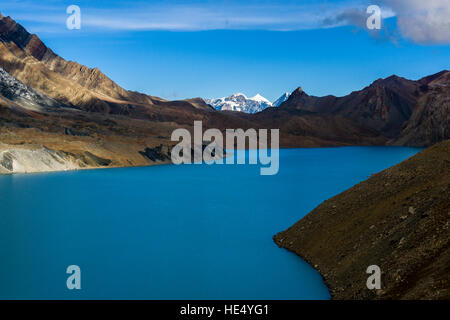 Landschaft einschließlich tilicho See, auf einer Höhe von 4.971 m über dem Meeresspiegel Stockfoto