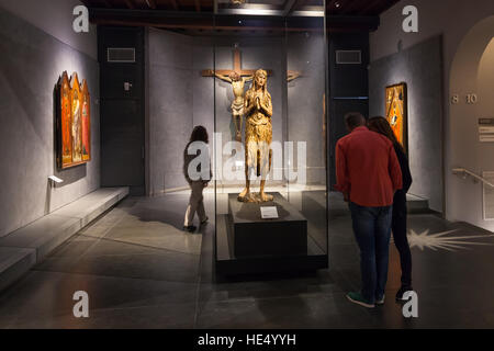 Florenz, Italien - 4. November 2016: Halle mit Donatello arbeitet im Museo Dell Opera del Duomo (Museum der Werke der Kathedrale). Museum mit der orig Stockfoto