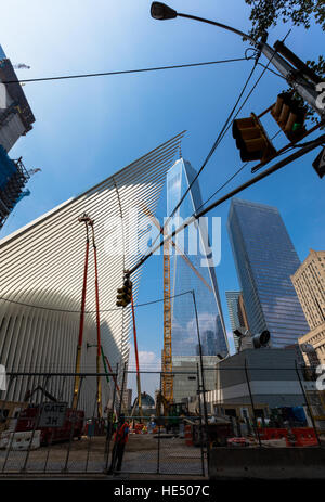9. September 2015, New York, Memorial 11.9.2001 Stockfoto