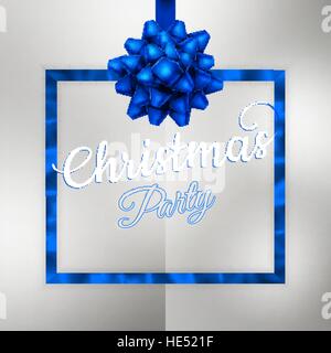 Weihnachten Nacht Party Poster oder Flyer. EPS 10 Stock Vektor