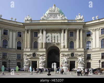 Michaelertrakt Flügel am Michaelerplatz Square, Hofburg Hofburg, Wien, Österreich, Europa Stockfoto