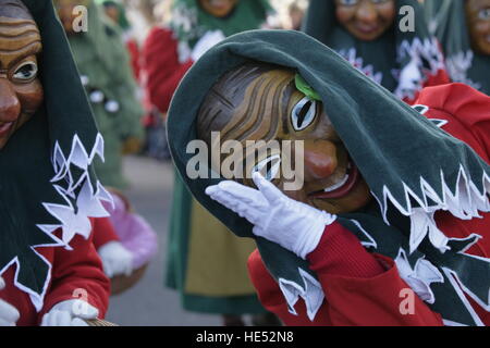 Schwäbisch-alemannischen Fasnacht, gefeiert in Süddeutschland, der Schweiz und Westösterreich vor der Fastenzeit, Ratzenried Stockfoto