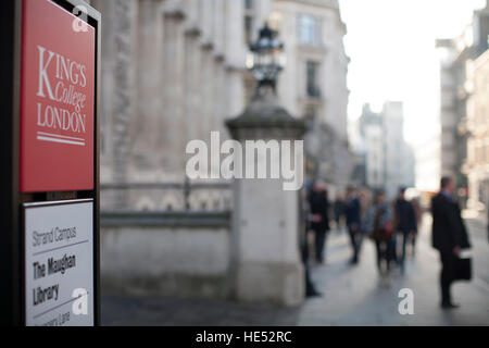 Kings College Strang The Maughan Campusbibliothek Eingang Stockfoto