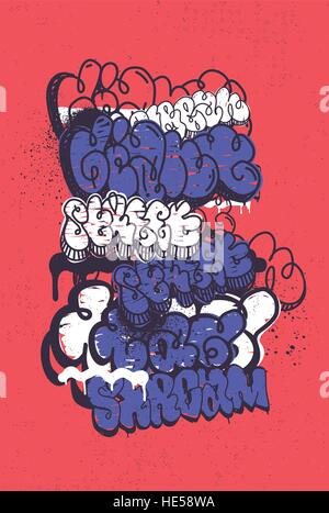Graffiti Grunge abstrakten Hintergrund Stock Vektor