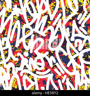 Vektor Stichwörter nahtloses Muster Stock Vektor