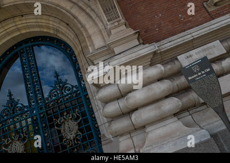 Beffroi de l'Hôtel de Ville de Dunkerque (UNESCO), dem ehemaligen Rathaus, Dünkirchen, Dunkerque, Frankreich Stockfoto