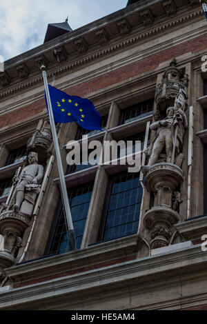 Beffroi de l'Hôtel de Ville de Dunkerque (UNESCO), dem ehemaligen Rathaus, Dünkirchen, Dunkerque, Frankreich Stockfoto