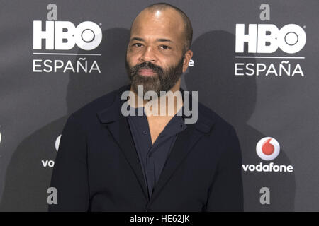 Madrid, Spanien. 15. Dezember 2016. Photocall mit Jeffrey Wright bei HBO Espana Präsentation im Urso Hotel in Madrid. 15.12.2016 | Nutzung weltweit © Dpa/Alamy Live-Nachrichten Stockfoto