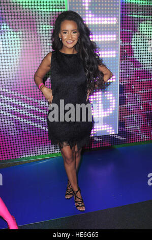 Enthüllung des neuen Justin Bieber-Wachsfigur bei Madame Tussauds in Mitte.  Mitwirkende: Gabby Rinne Where: Berlin, Deutschland bei: 15. November 2016 Stockfoto