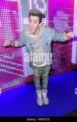 Enthüllung des neuen Justin Bieber-Wachsfigur bei Madame Tussauds in Mitte.  Mitwirkende: Daniele Negroni Where: Berlin, Deutschland bei: 15. November 2016 Stockfoto