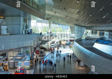 BMW Museum in München Stockfoto