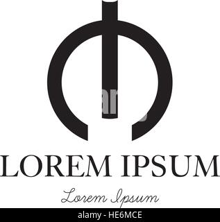 M-Logo Concept Design, EPS 8 unterstützt. Stock Vektor