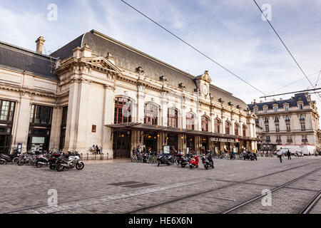 Bahnhof Bordeaux Saint-Jean in Frankreich. Stockfoto