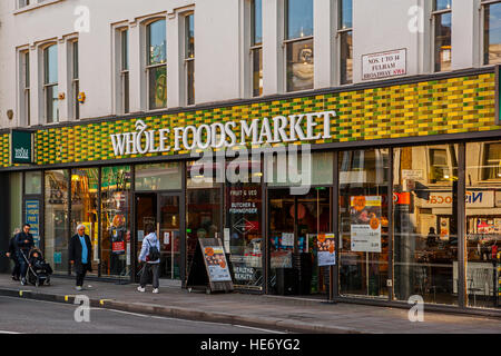 Ganze Lebensmittel Markt, Fulham, London Stockfoto