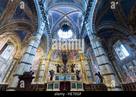 Kathedrale von Siena (Duomo di Siena). Italien. Stockfoto