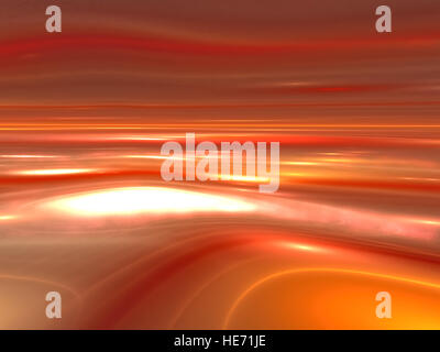 Alien Sand Landschaft - generiert abstrakt Digital Bild Stockfoto