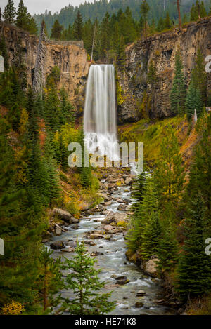 Tumalo fällt Deschutes National Forest in der Nähe von Bend Oregon Stockfoto