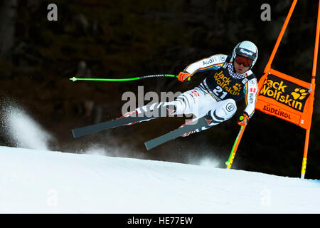 Val Gardena, Italien 15 Dezember 2016.  Sander Andreas (Ger) im Wettbewerb mit der Audi Fis Alpine Ski World Cup Men's Training auf der Saslong Stockfoto