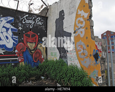 Sandy Row, Belfast, Nordirland, Vereinigtes Königreich - für Gott und Ulster Unionist Gemeinschaft Stockfoto