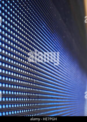 blaue LED-Bildschirm Stockfoto