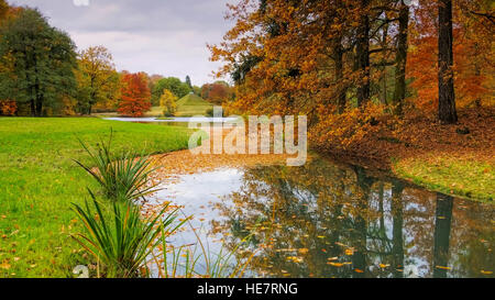 Branitzer Park in der Lausitz - Branitzer Park in Lausitz, Deutschland Stockfoto