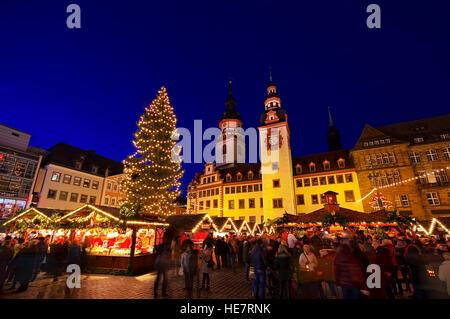Chemnitzer Weihnachtsmarkt - Chemnitzer Weihnachtsmarkt in Deutschland Stockfoto