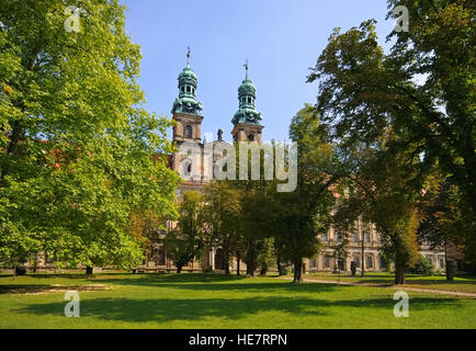 Leubus Kloster in Schlesien - Lubiaz Monastry Barocco Stil in Niederschlesien, Polen Stockfoto