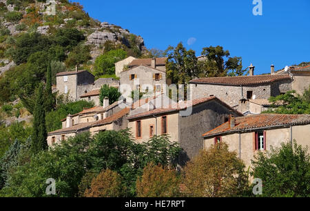 Navacelles Im Süden Frankreichs - Dorf Navacelles, Herault Südfrankreich Stockfoto