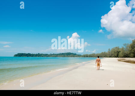 Fischer, Ries Strand Ream National Park, Sihanoukville, Kambodscha Stockfoto