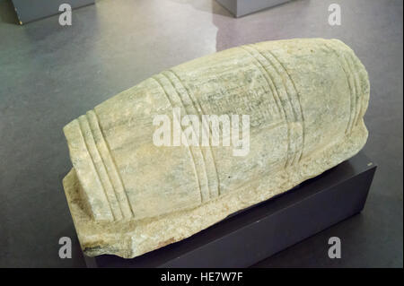 Römische Fass Grab Grabstein, 1. / 2. Jahrhundert Nationale Archäologiemuseum, Belém, Lissabon Portugal Stockfoto