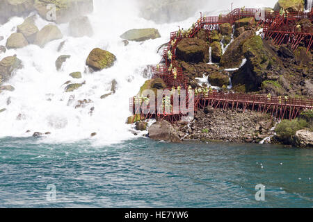 Schönes Foto von der erstaunlichen Niagara Wasserfall U.S. Seite Stockfoto