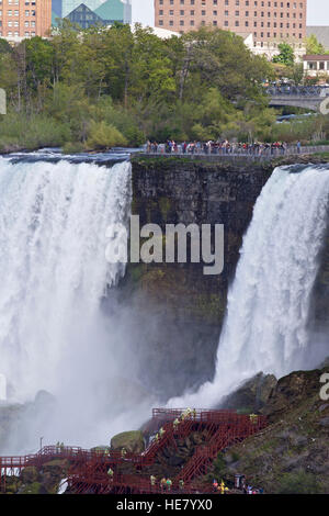 Schönes Foto von der erstaunlichen Niagara Wasserfall U.S. Seite Stockfoto