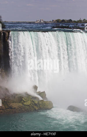 Schöne isoliert Foto von die erstaunliche kanadische Seite der Niagara-Fälle Stockfoto