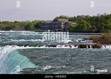 Schöne isoliert Foto von die erstaunliche kanadische Seite der Niagara-Fälle Stockfoto