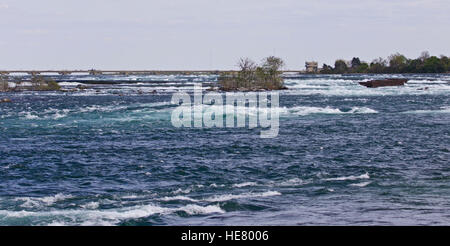 Schönes Foto von dem Fluss direkt vor die erstaunliche Niagarafälle Stockfoto