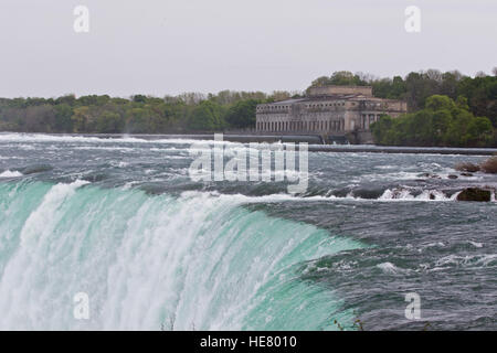 Schöne isoliert Foto von die erstaunliche kanadische Seite der Niagara-Fälle Stockfoto