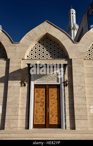 Detail der Seitentür an Hoca Ahmet Yesevi Moschee in Ostturkestan Kasachstan Stockfoto