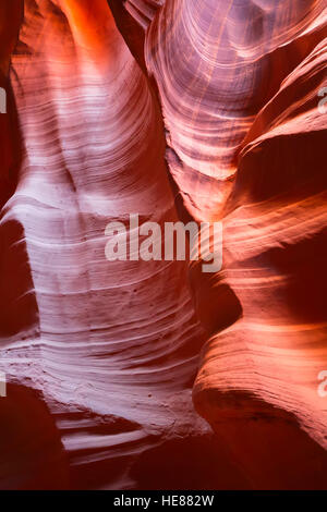 Berühmten Antelope Canyon in der Nähe von Page, Arizona Stockfoto