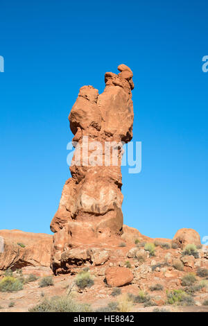 Felsformationen in den Arches National Park, Utah, USA Stockfoto
